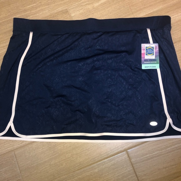 Reel Legends Pants - NWT Reel Legends Deep Blue Performance Skort UPF 50 Size 3X